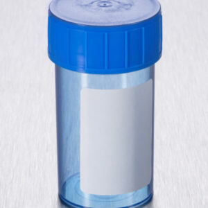 60ml Container, Blue PP, Plain Label, Sterile