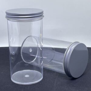 250ml Metal Cap Container, Polystyrene, No Label