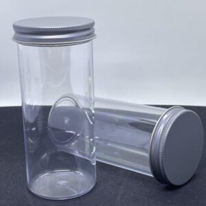150ml Metal Cap Container, Polystyrene, No Label