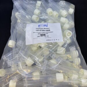 10ml Transport Tube, PP, White Cap, Sterile