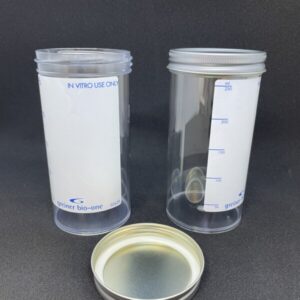 250ml Metal Cap Container, Polystyrene, Plain Label
