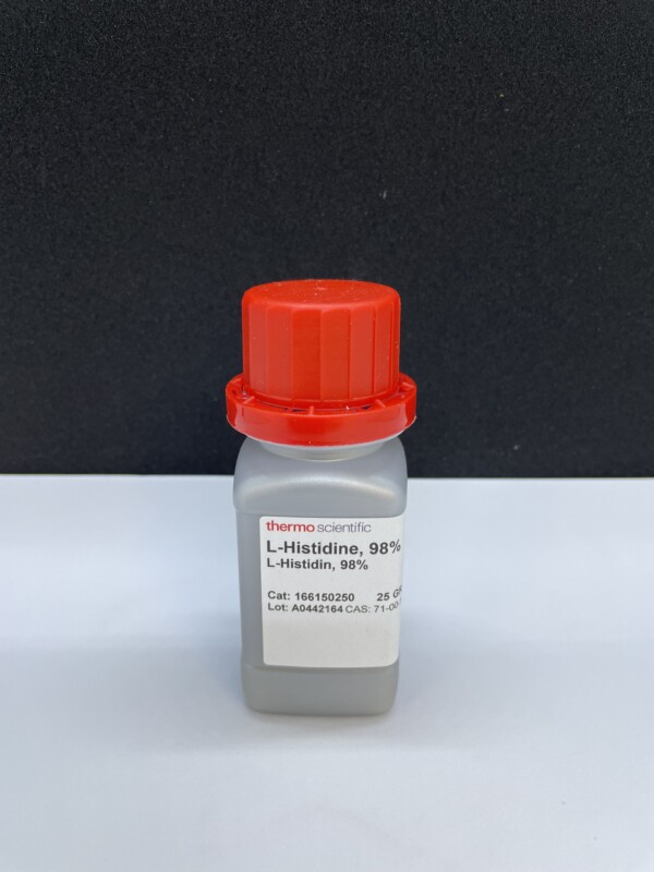 Thermo Scientific Chemicals L-Histidine, 98%, 25g