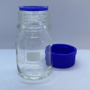 Duran® Original GL 45 Laboratory Bottle, Blue Cap & Ring, 100ml