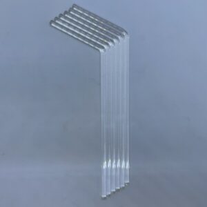 L Shaped Spreader, 120° Angle, Glass