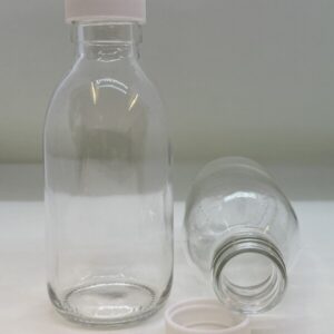 Alpha Bottle, White cap, 150ml