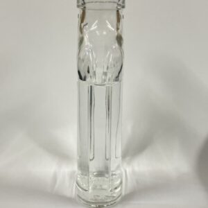 Medical Flat Bottle, White cap, 100ml