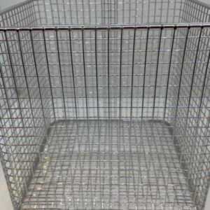 Stainless Steel Wire Basket, Square, 20cm