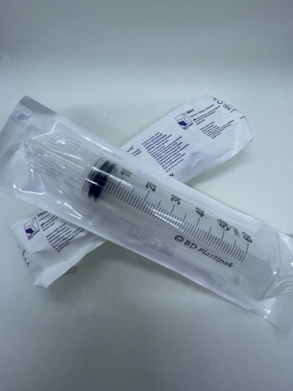 50ml Syringe, Catheter Tip, Individually Wrapped, Sterile