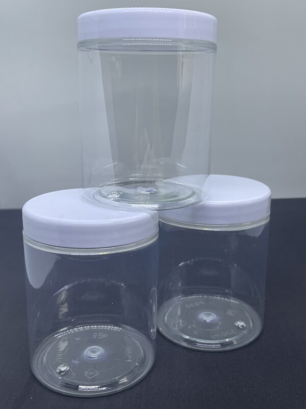 300ml PET Jar, Plastic Cap, No Label - Image 3